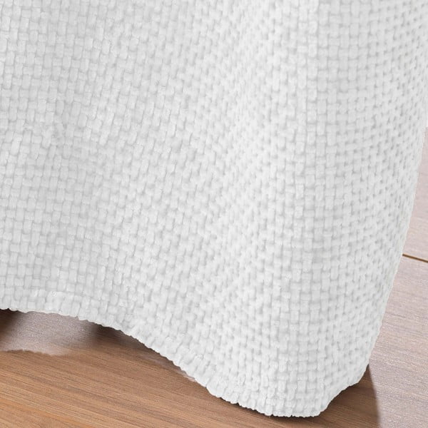 Fehér zsenília függöny 140x260 cm Leo – douceur d'intérieur-image-4