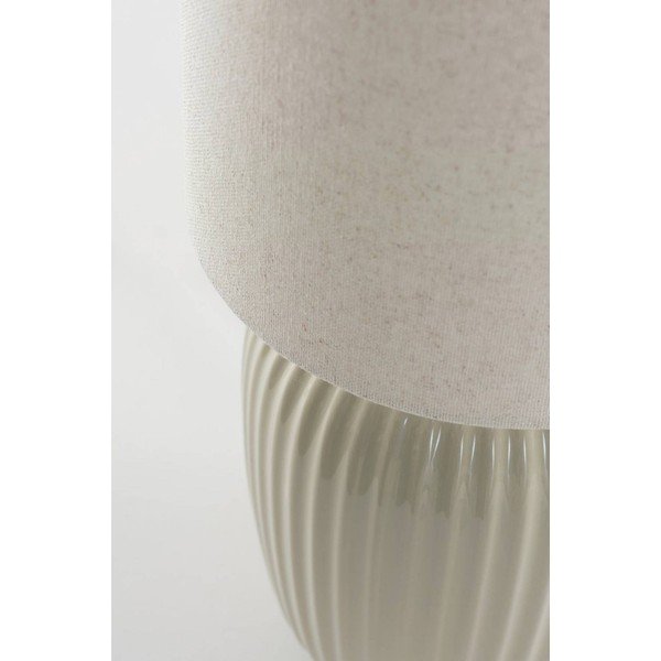Bézs kerámia asztali lámpa (magasság 41,5 cm) Karlsson – Jotex-image-3