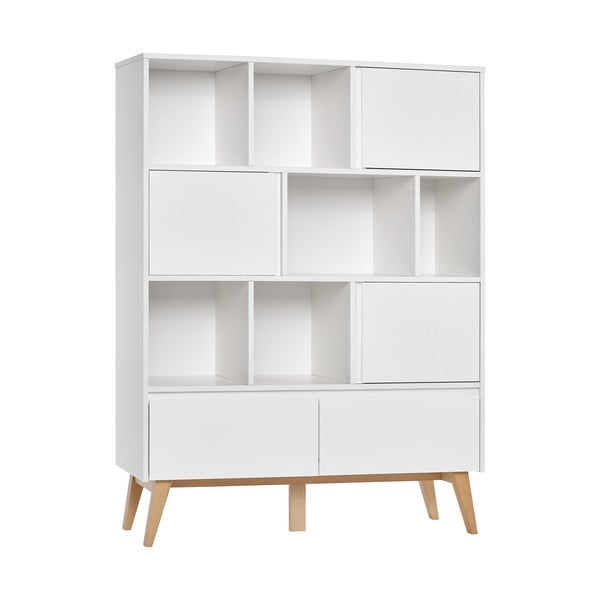 Swing fehér gyerek könyvespolc, 120 x 160 cm - Pinio-image-2