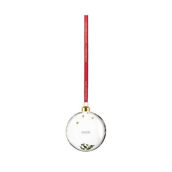 Üveg kézzel fújt karácsonyfadísz ø 8 cm Christmas – Holmegaard