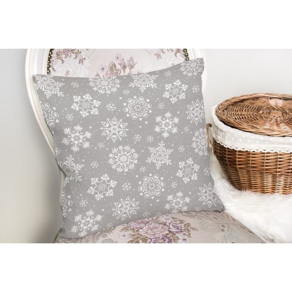 Snowflakes karácsonyi párnahuzat, 42 x 42 cm - Minimalist Cushion Covers-image-2