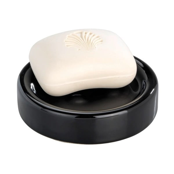 Polaris fekete kerámia szappantartó - Wenko-image-1