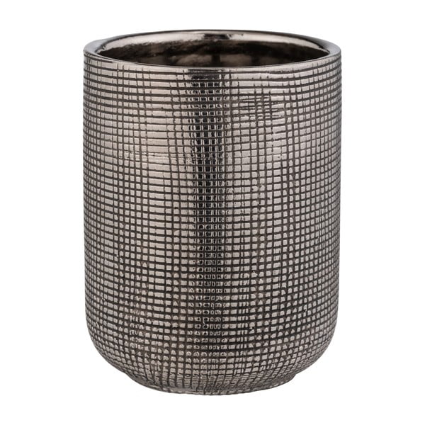 Ezüstszínű kerámia fogkefetartó pohár Rivara – Wenko-image-3