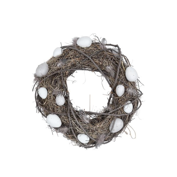 Feathers húsvéti dekoratív koszorú, ⌀ 37 cm - Ego Dekor