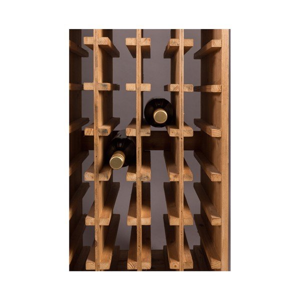 Barna jegenyefenyő bortartó szekrény palackok száma 28, 43,5x118,5 cm Claude – Dutchbone-image-4