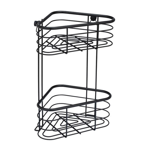 Trestina fekete sarok zuhanypolc, 25 x 35 cm - Wenko-image-2