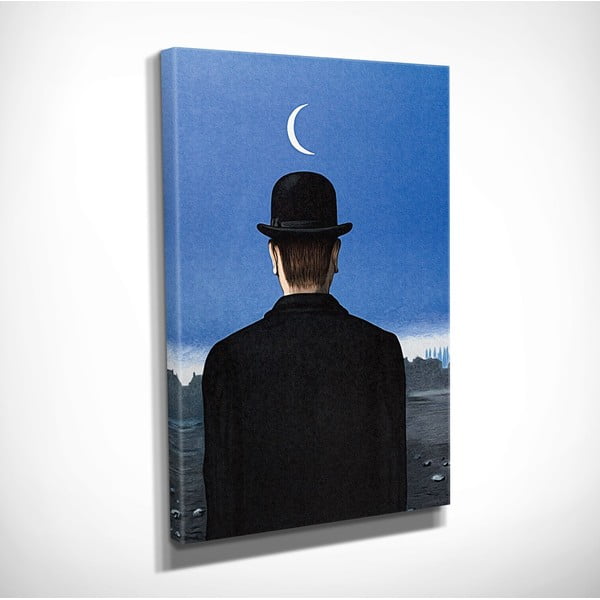Vászon fali kép Rene Magritte másolat, 30 x 40 cm
