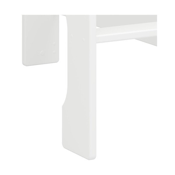 Fehér magasított gyerekágy 90x200 cm Steens for Kids - Tvilum-image-2