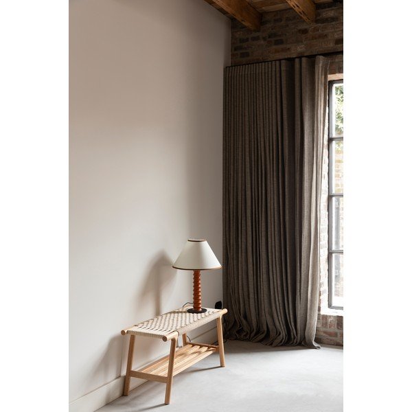 Világos natúr színű tömörfa pad Kintaro – Dutchbone-image-1