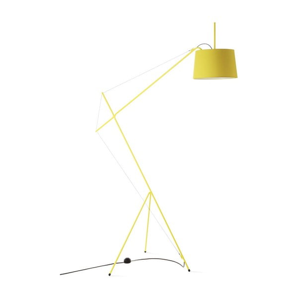 Elisabeth sárga fém asztali lámpa - HARTÔ