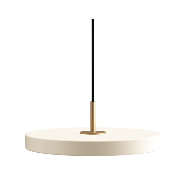 Krémszínű LED dimmelhető függőlámpa fém búrával ø 31 cm Asteria Plus Mini – UMAGE