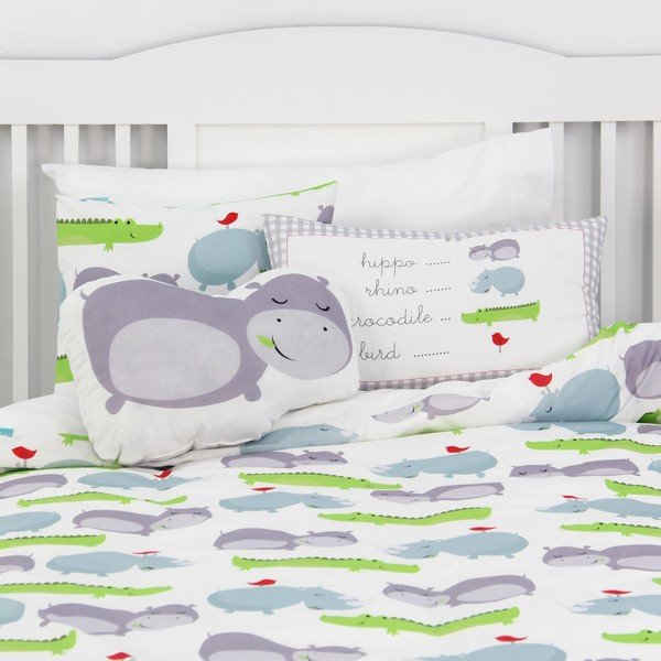 Hippo gyermek pamut ágyneműhuzat, 140 x 200 cm - Mr. Fox-image-4