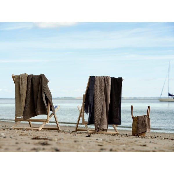 Barna pamut fürdőlepedő 70x140 cm – Zone-image-2