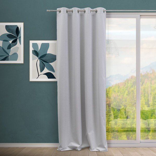 Világosszürke függöny 135x260 cm Quality – Casa Selección-image-1