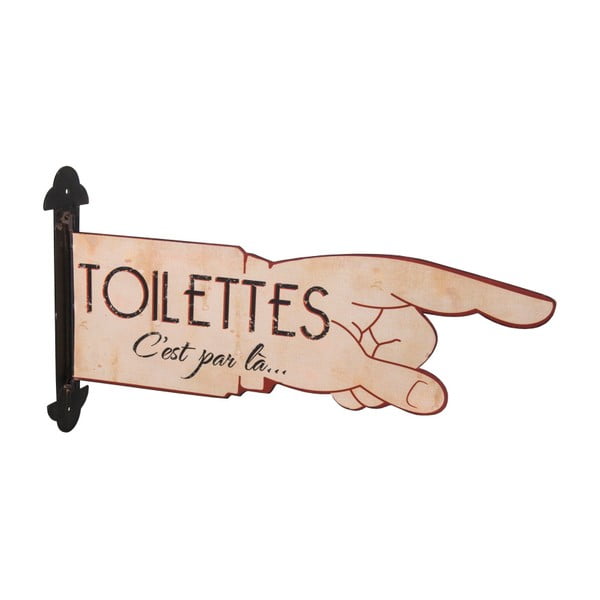 Toilettes orientációs WC tábla - Antic Line