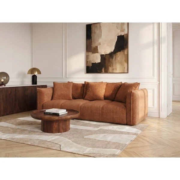 Narancssárga zsenília kanapé Harlem – Bobochic Paris-image-3