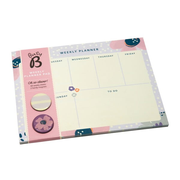Planner Pretty/Floral heti tervező, 60 lap - Busy B-image-1