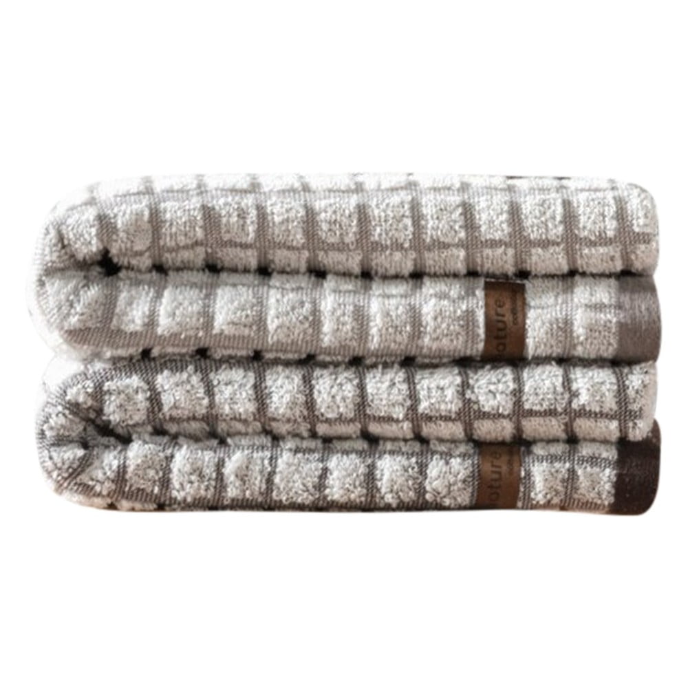 Barna-bézs frottír törölköző szett 4 db-os 50x90 cm Nature  Foutastic