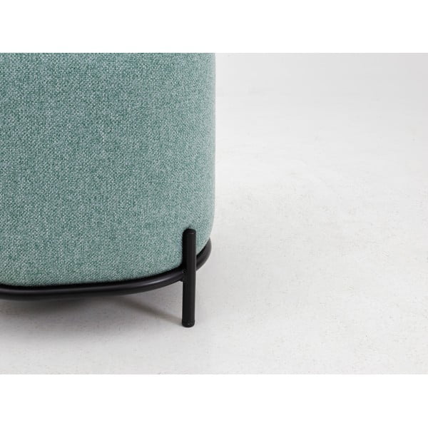 Harry szürkészöld puff, ø 42 cm - Tenzo-image-1