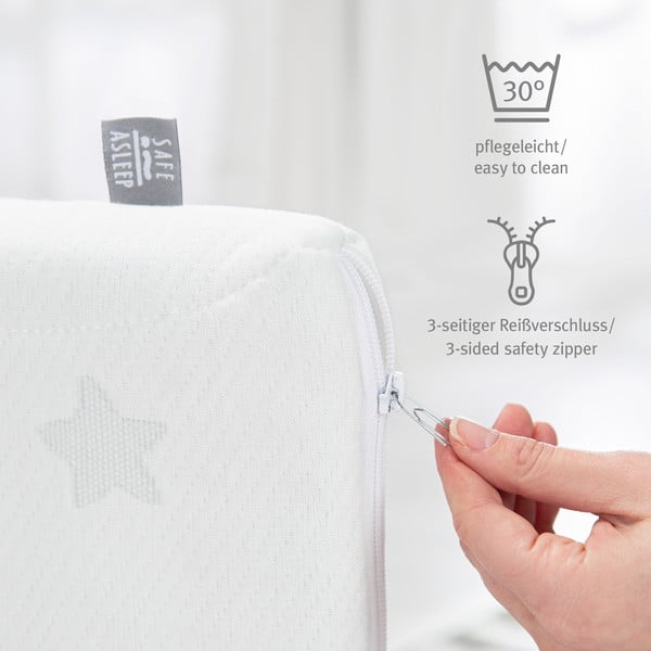 Levehető huzatos gyerek hab matrac 95x70 cm Safe Asleep® – Roba-image-1