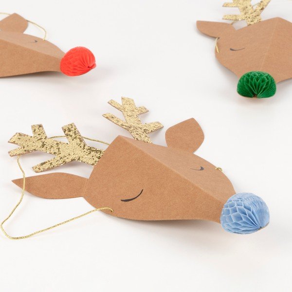 Parti sapka készlet 6 db-os Reindeer - Meri Meri-image-2