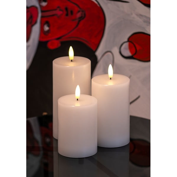 LED gyertya szett 3 db-os (magasság 15 cm) Sille Exclusive – Sirius-image-3