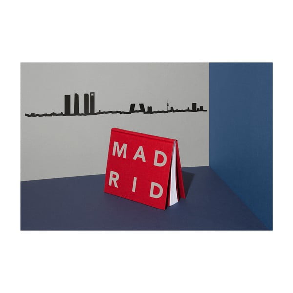 Madrid XL fekete város sziluett - The Line