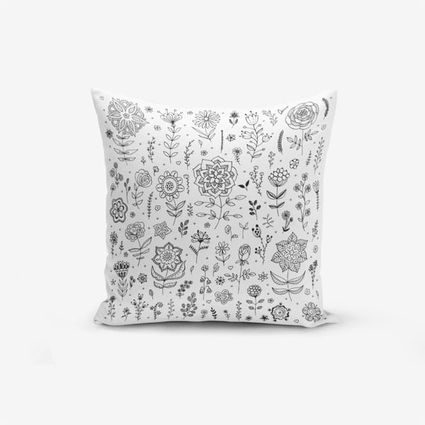 Flower pamutkeverék párnahuzat, 45 x 45 cm - Minimalist Cushion Covers