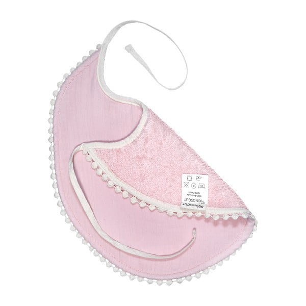 London rózsaszín muszlin előke - Kindsgut-image-3