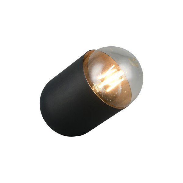 Fekete fém asztali lámpa (magasság 13,5 cm) Nara – Reality-image-3