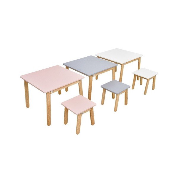 Woody fehér gyerekasztal - BELLAMY-image-1