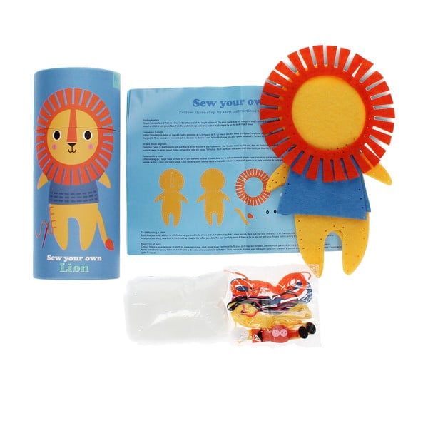 Kreatív készlet Sew Your Own Lion – Rex London