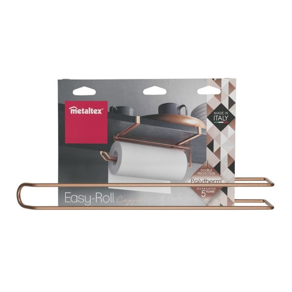 Rézszínű akasztós papírtörlő tartó - Metaltex-image-3