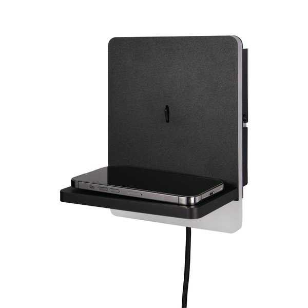 Matt fekete LED dimmelhető fali lámpa Fairfield – Trio