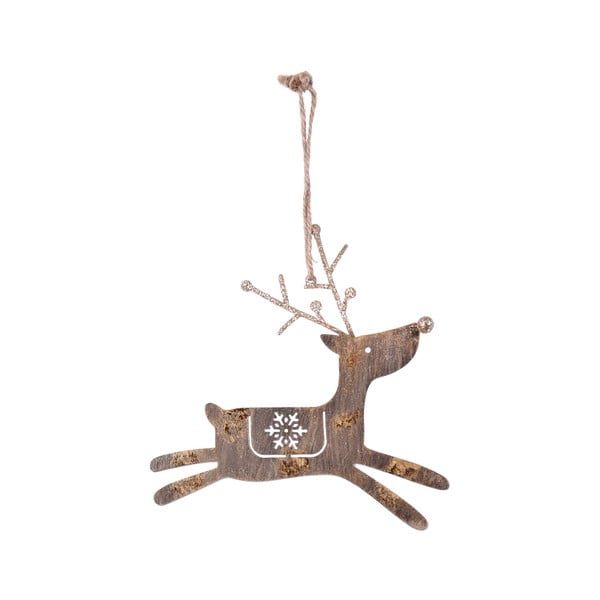 Reindeer karácsonyfadísz, magasság 15 cm - Ego Dekor