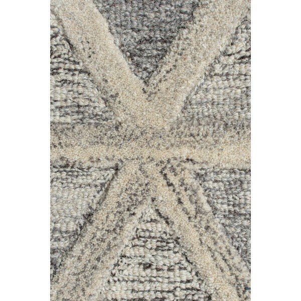 River szürke gyapjú szőnyeg, 120 x 170 cm - Flair Rugs-image-2