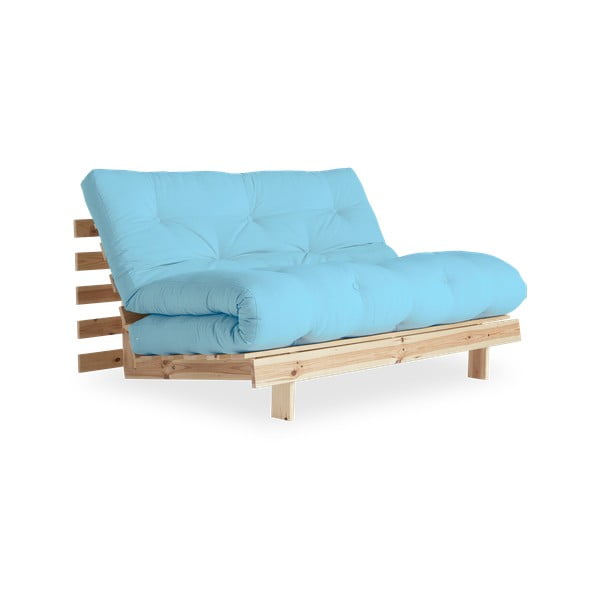 Roots kék kinyitható kanapé 140 cm - Karup Design