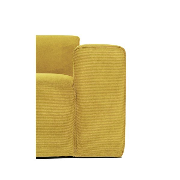 Sting sárga kordbársony sarokkanapé, bal oldali - Scandic-image-4