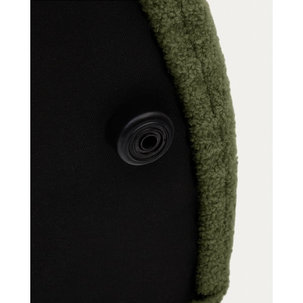 Zöld buklé puff Kaeli – Kave Home-image-3