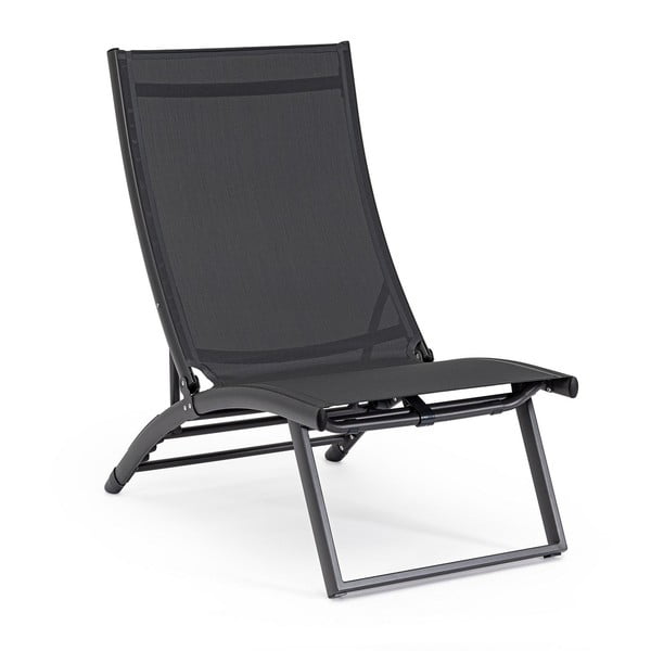 Antracitszürke fém kerti napozóágy Taylor – Bizzotto