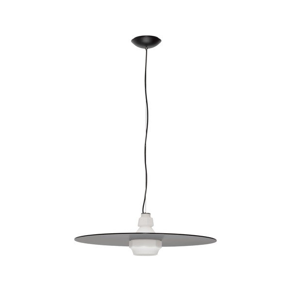 Matt fekete acél függőlámpa ø 60 cm Lora – Nova Luce