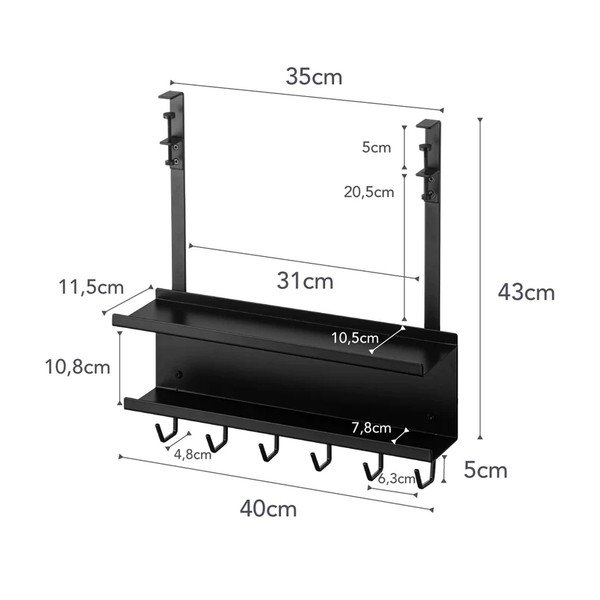 Fém rendszerező kábelekhez Smart – YAMAZAKI-image-4