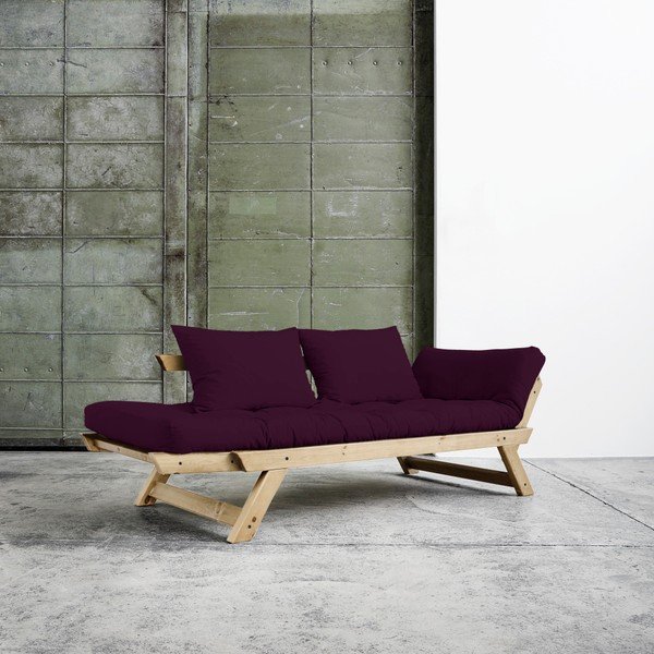 Bebop Natural/Purple Plum variálható kanapé - Karup-image-1