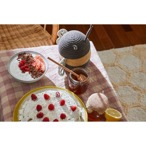 Textil játéktároló kosár ø 15x15 cm Baby Bee – Lorena Canals-image-4