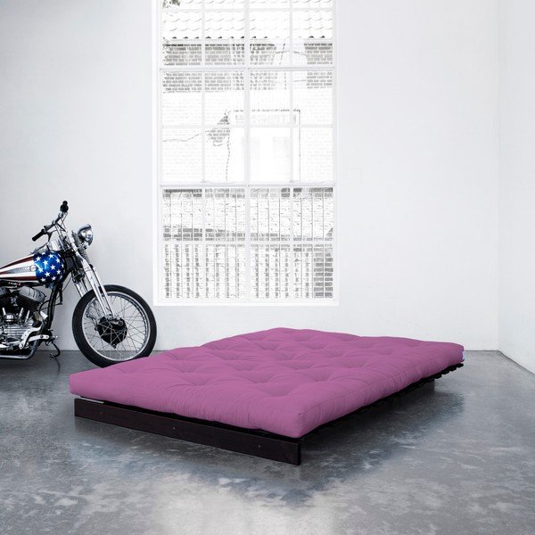 Roots Wenge/Taffy Pink kinyitható kanapéágy - Karup-image-1