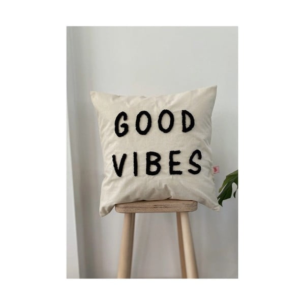 Párnahuzat 45x45 cm Good Vibes – Oyo home