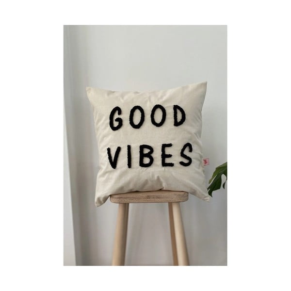 Párnahuzat 45x45 cm Good Vibes – Oyo home