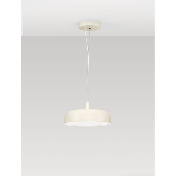 Krémszínű alumínium LED dimmelhető függőlámpa ø 40 cm Noelia – Nova Luce-image-3