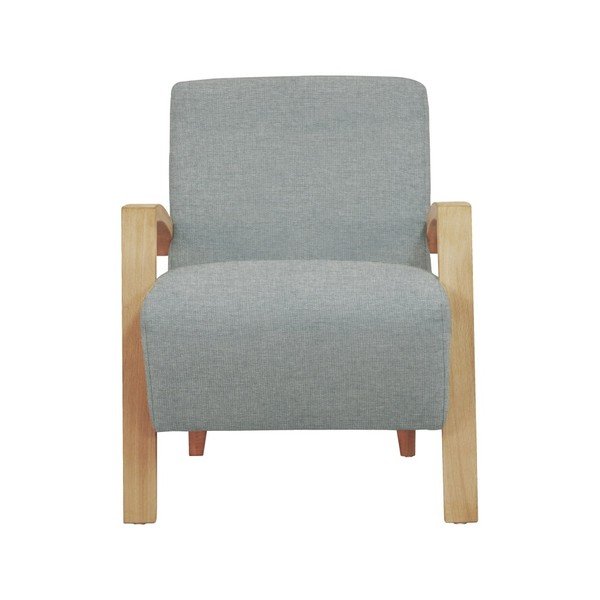 Luna világosszürke fotel világos konstrukcióval - Windsor & Co Sofas-image-2