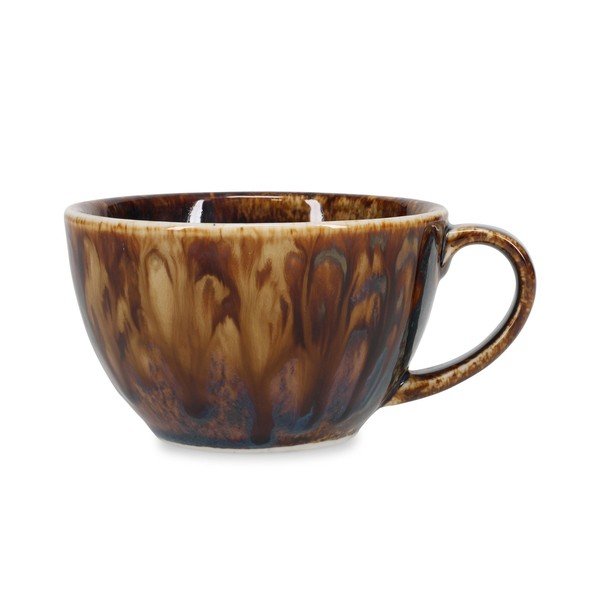 Barna porcelán csésze lattéhoz 300 ml Resto – BonBistro